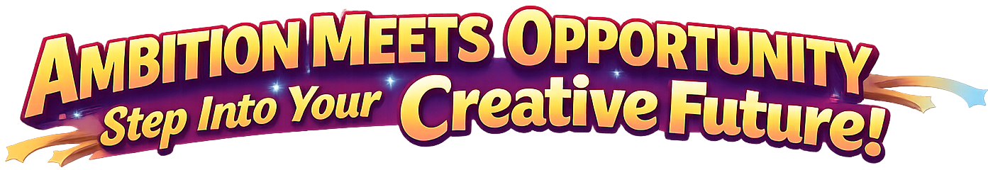 Ambition Meets Opportunity — Step Into Your Creative Future!