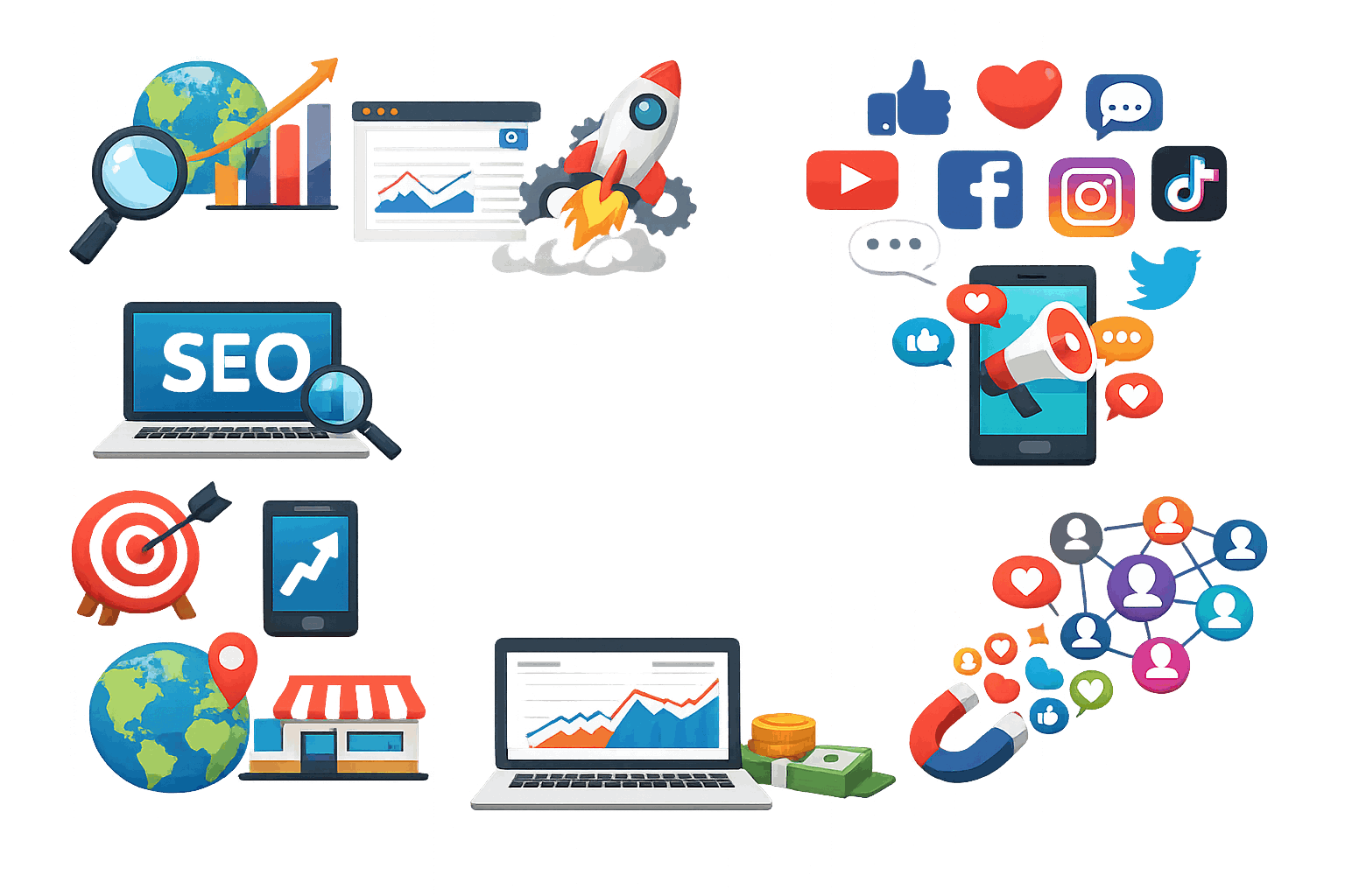 Platform-Agnostic SEO & Social Media Optimization