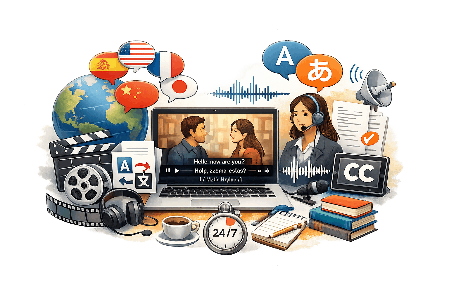 Localization & Closed Captioning Services